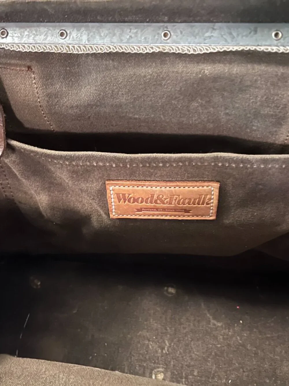 Wood & Faulk Small Weekender Bag
